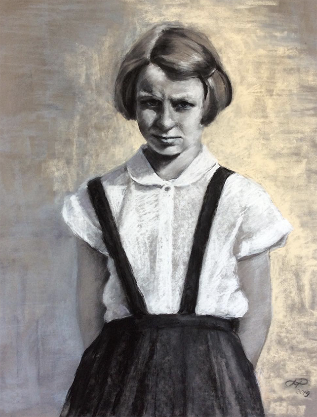 Pasteltekening van Mariola Pluskota